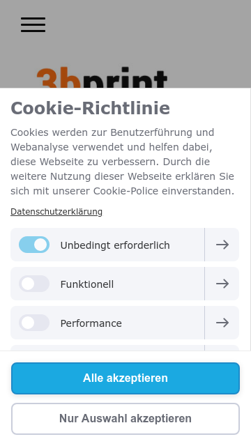 Firmenlogo vom Unternehmen (3Be)print aus Saarbrücken