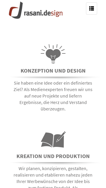 Firmenlogo vom Unternehmen rasani design  Agentur für visuelle Kommunikation aus Leipzig