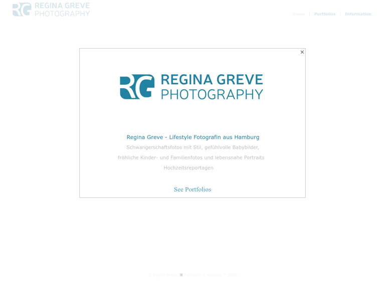 Firmenlogo vom Unternehmen Regina Greve Photography aus Hamburg