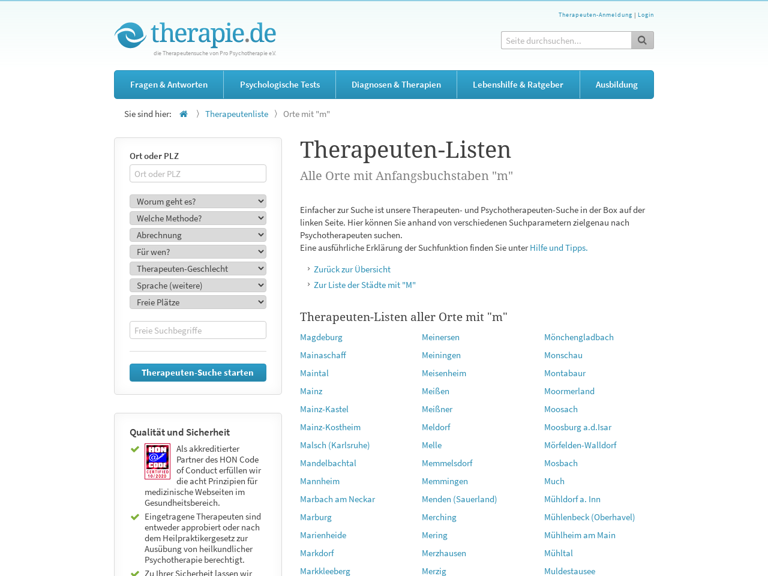Firmenlogo von Pro Psychotherapie e.V.