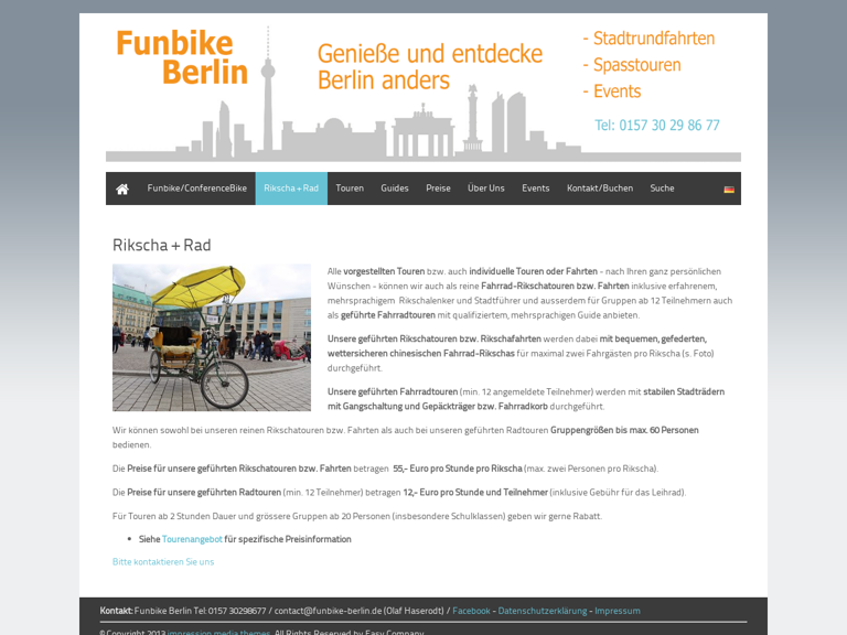 Firmenlogo von Berlin-Rikscha-Tours