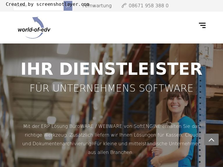 Firmenlogo vom Unternehmen World-of-edv GmbH. aus Neuötting