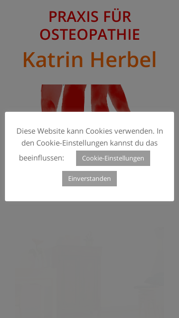 Firmenlogo vom Unternehmen Praxis für Osteopathie Katrin Herbel aus Freiburg