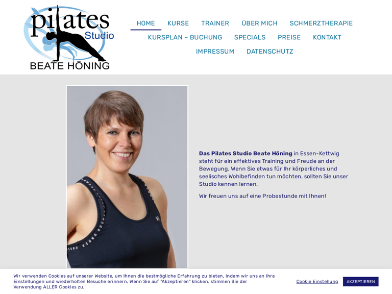 Firmenlogo vom Unternehmen Pilates Studio Beate Höning aus Essen