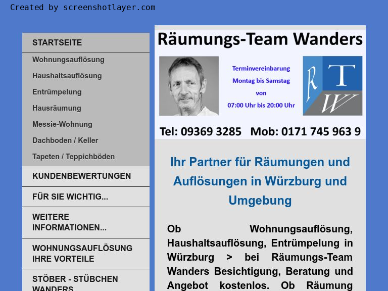 Firmenlogo vom Wanders Entrümpelung