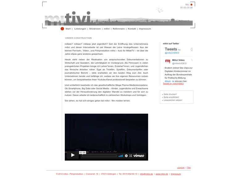 Firmenlogo vom Unternehmen mitivi  Filmproduktion aus Göttingen