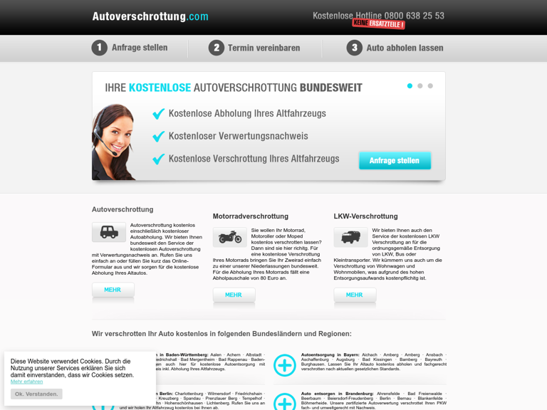 Firmenlogo Autoverschrottung.com, Berlin