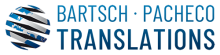 Firmenlogo vom Unternehmen Bartsch Pacheco Translations aus Werder (Havel) (220px)
