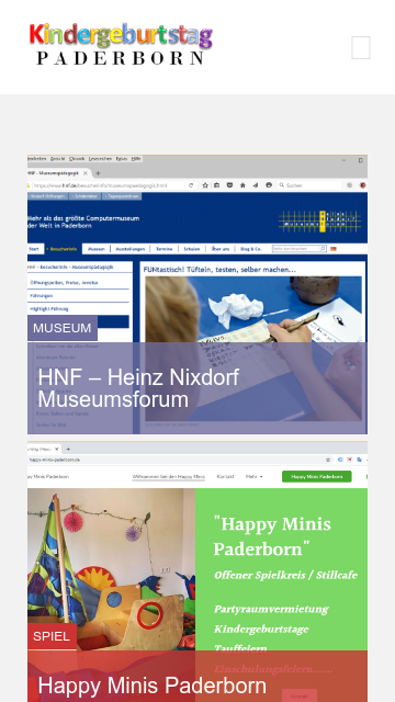 Firmenlogo vom Unternehmen Kindergeburtstag Paderborn aus Paderborn