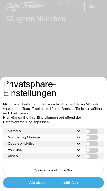 Firmenlogo von Steffi Trinker, Sängerin Hochzeit