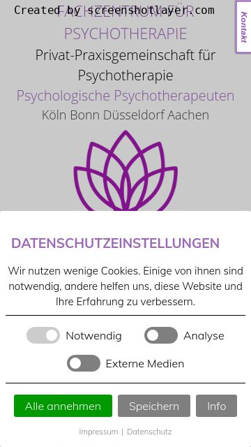 Firmenlogo vom Unternehmen Fachzentren für Psychotherapie aus Köln