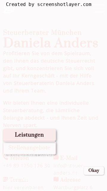 Steuerberater München Steuerkanzlei Daniela Anders digitale Kanzlei Logo