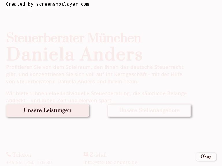 Steuerberater München Steuerkanzlei Daniela Anders digitale Kanzlei Logo