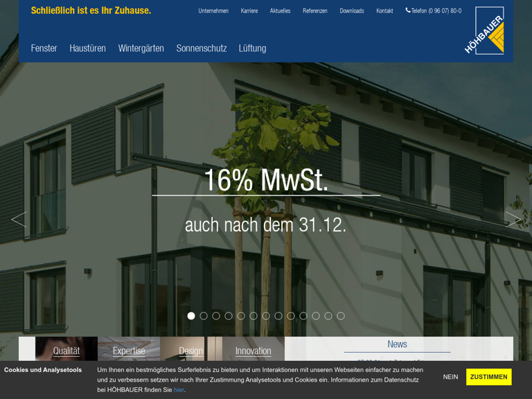 Firmenlogo vom Unternehmen HÖHBAUER GmbH aus Luhe-Wildenau