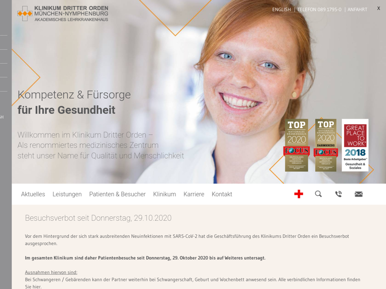 Firmenlogo vom Unternehmen Klinikum Dritter Orden München aus München