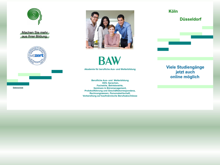 Firmenlogo vom Unternehmen BAW-Schule aus Köln