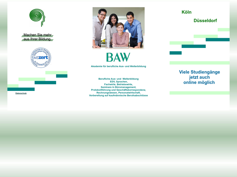Firmenlogo vom Unternehmen BAW-Schule Düsseldorf aus Düsseldorf