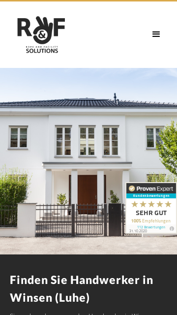 Firmenlogo vom Unternehmen R&F Solutions - Handwerksleistung aus Winsen (Luhe)