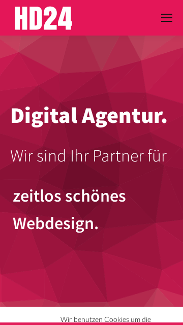 Firmenlogo vom Unternehmen HD24 Webdesign Agentur aus Dresden