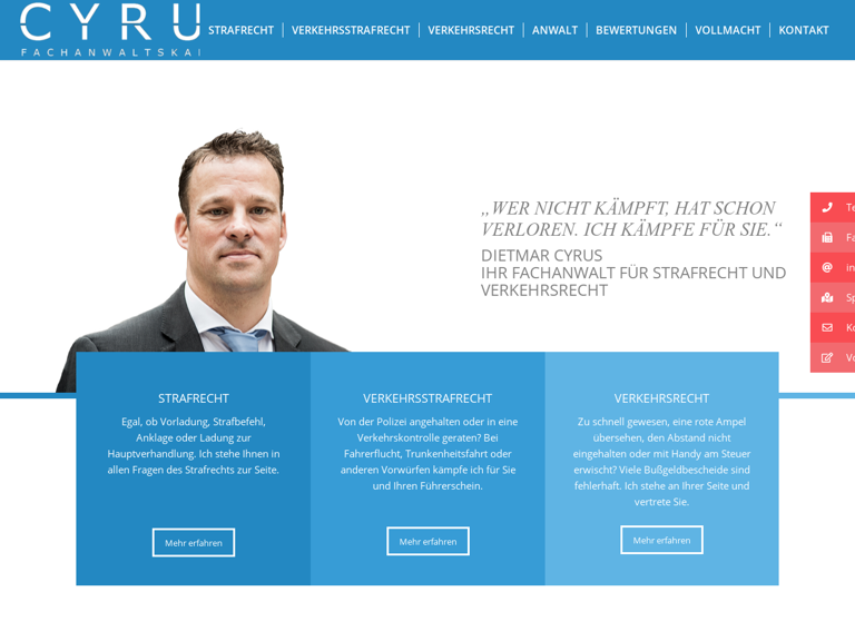 Firmenlogo vom Unternehmen Fachanwaltskanzlei Cyrus aus Hamburg