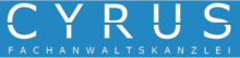 Firmenlogo vom Unternehmen Fachanwaltskanzlei Cyrus aus Hamburg (220px)