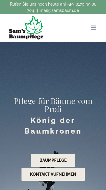 Firmenlogo vom Unternehmen Sam´s Baumpflege - Sascha Meye aus Straßlach-Dingharting