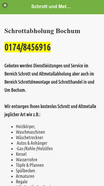 Firmenlogo vom Unternehmen Schrotthandel und Container Bochum aus Bochum