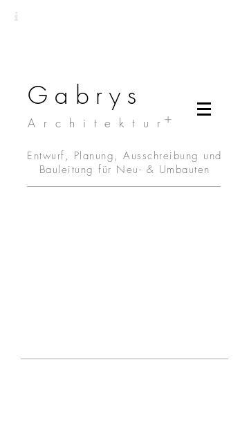 Firmenlogo vom Unternehmen Sebastian Gabrys M.A. Architekt aus Neuenhagen bei Berlin