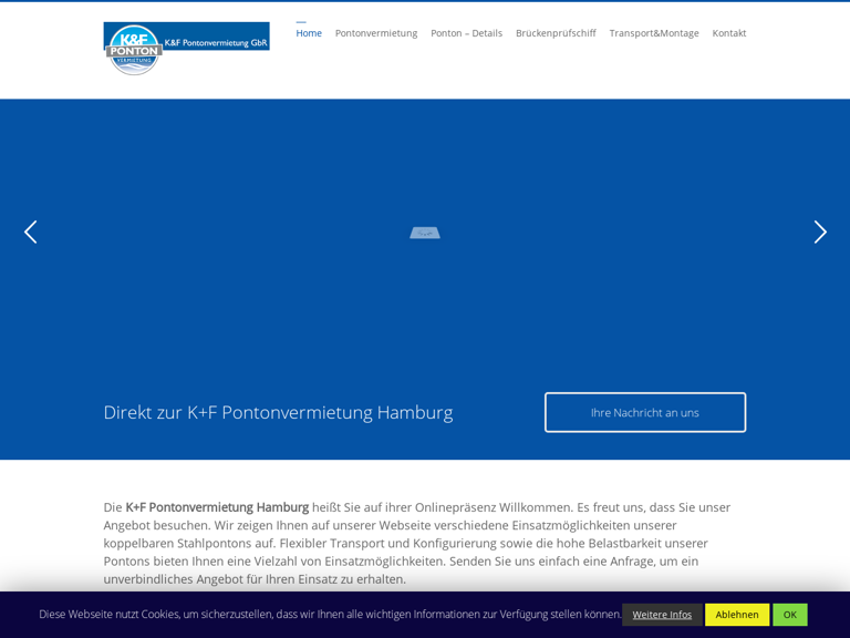 Firmenlogo vom Unternehmen Taucher Frey Pontonvermietung , Hamburg aus Hamburg