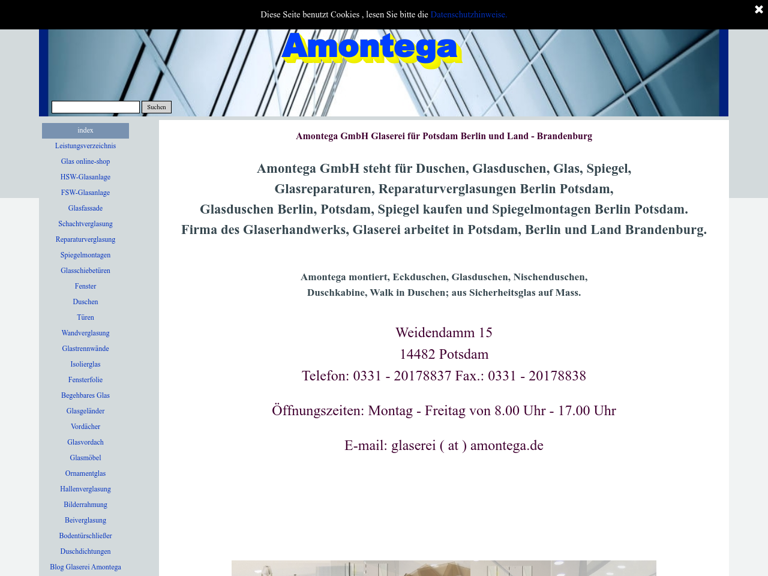 Firmenlogo vom Unternehmen Amontega GmbH aus Potsdam