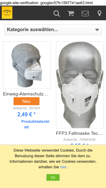 Firmenlogo vom Unternehmen Octavio Arbeitsschutz aus Hannover