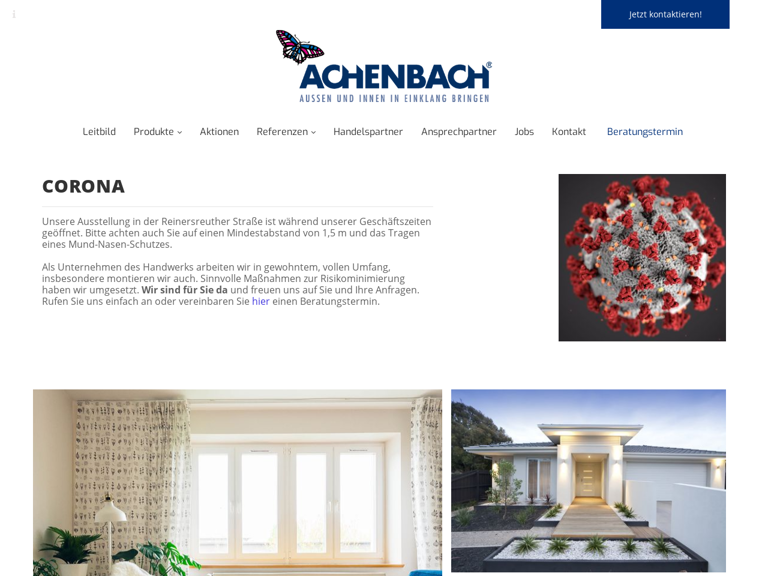 Firmenlogo vom Unternehmen Achenbach Fensterbau GmbH aus Zell