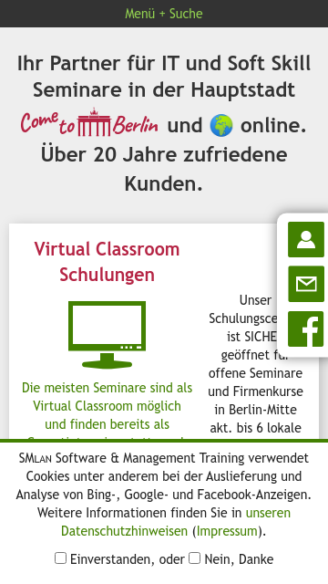 Firmenlogo SMLan Software und Management Training, Berlin