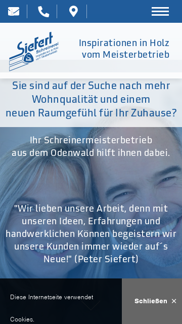 Firmenlogo vom Unternehmen Schreinerei Siefert Peter Siefert (Schreinermeister) aus Wald-Michelbach