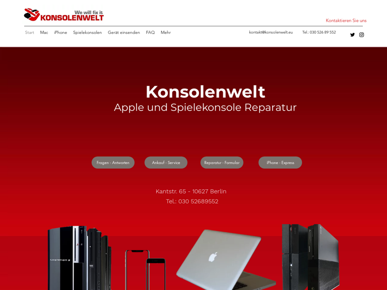 Firmenlogo vom Unternehmen Konsolenwelt aus Berlin