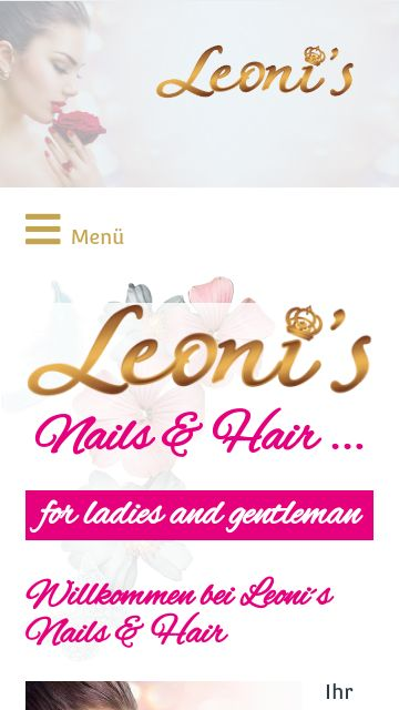 Firmenlogo vom Unternehmen Leonis Nails and Hair aus München