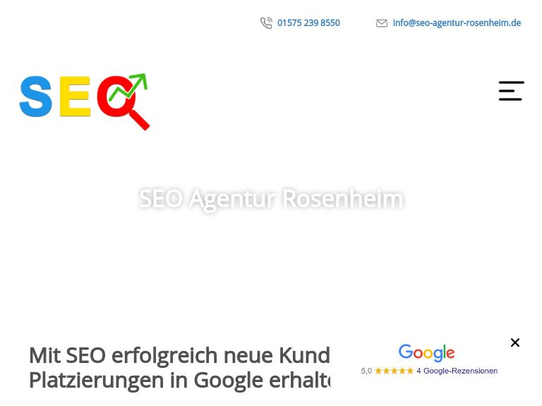 Firmenlogo vom Unternehmen SEO Agentur Rosenheim aus Rosenheim