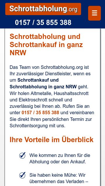 Firmenlogo vom Unternehmen Schrottabholung.org aus Bochum