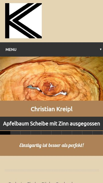 Firmenlogo vom Unternehmen Christian Kreipl - Heimische Hölzer für Designarbeiten aus Oberpöring