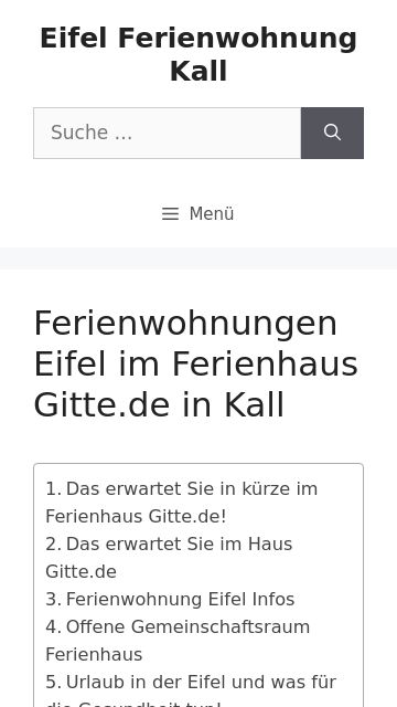 Firmenlogo vom Unternehmen Ferienwohnung Eifel Gitte.de aus Kall