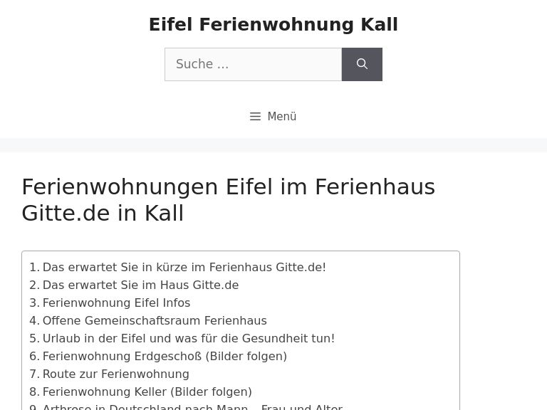 Firmenlogo vom Unternehmen Ferienwohnung Eifel Gitte.de aus Kall