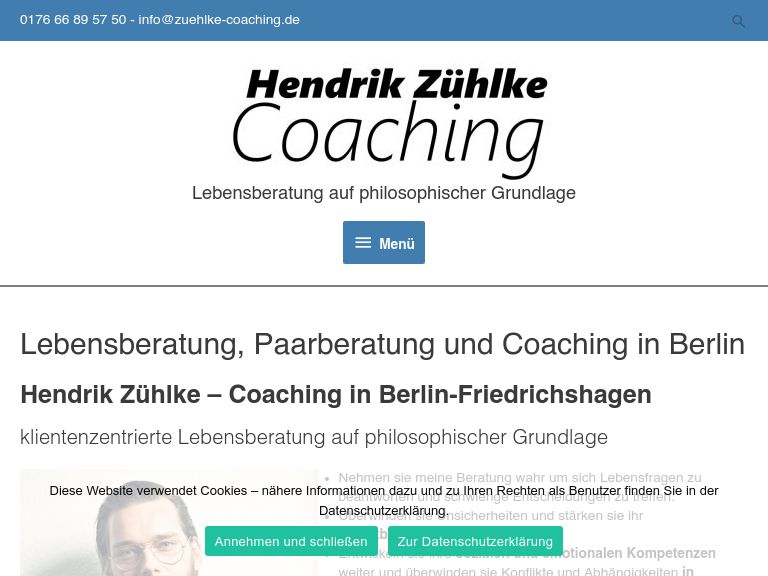 Firmenlogo vom Unternehmen Hendrik Zühlke Coaching aus Berlin