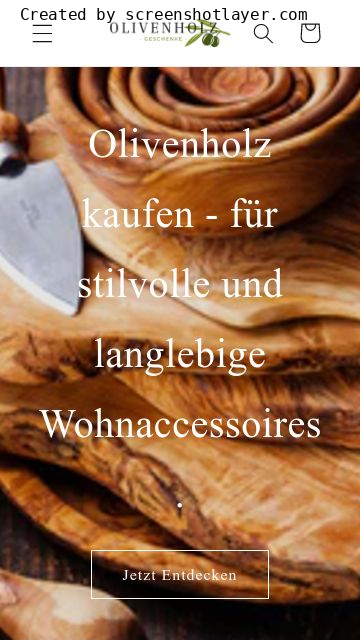 Firmenlogo vom Unternehmen Olivenholz-Geschenke aus Gaggenau