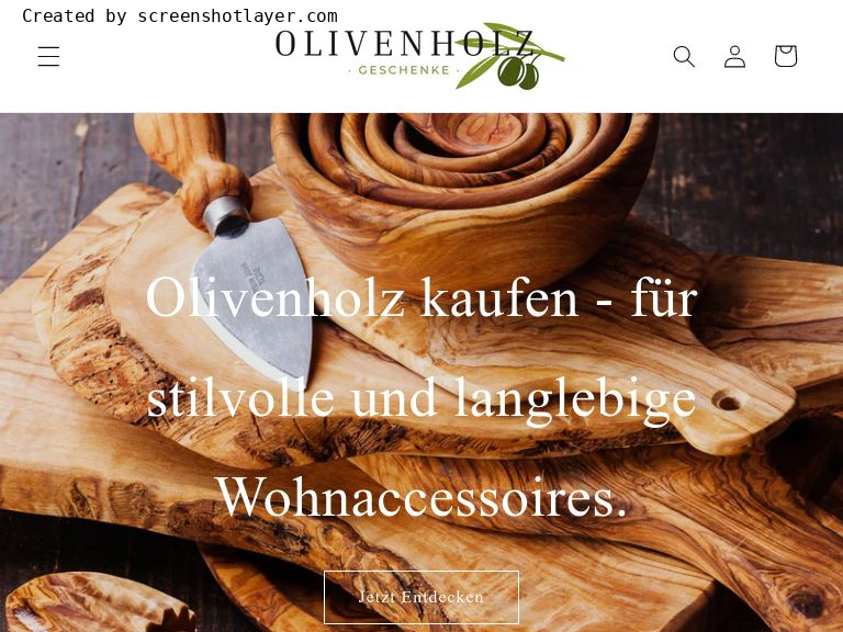Firmenlogo vom Unternehmen Olivenholz-Geschenke aus Gaggenau