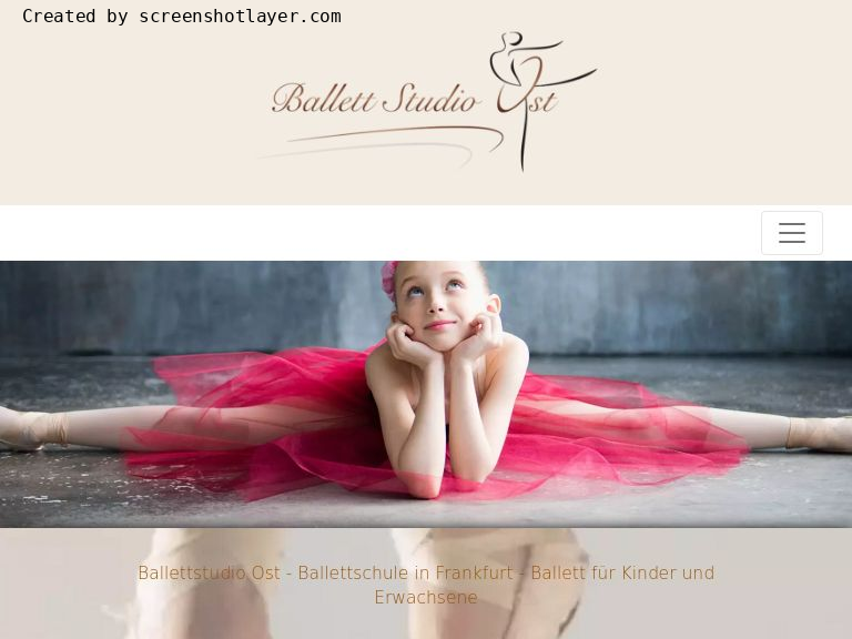 Firmenlogo vom Unternehmen Ballettstudio Ost aus Frankfurt am Main