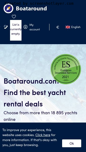 Firmenlogo vom Unternehmen Boataround.com aus Berlin