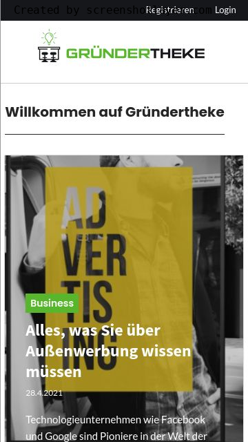 Firmenlogo vom Unternehmen Gründertheke aus Düsseldorf