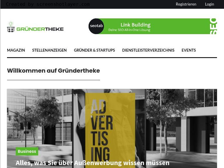 Firmenlogo vom Unternehmen Gründertheke aus Düsseldorf