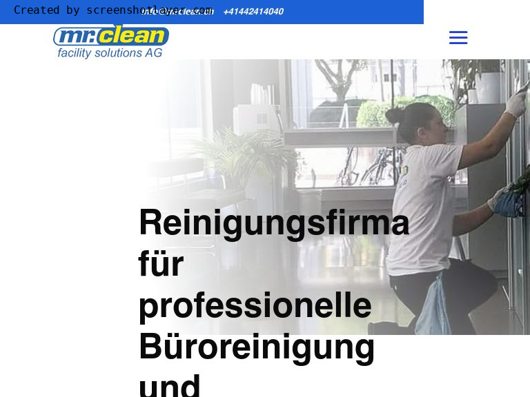 Firmenlogo vom Unternehmen mr. clean facility solutions AG aus Zürich