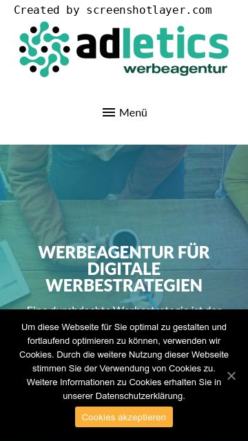 Firmenlogo vom Unternehmen adletics Werbeagentur aus Wiesbaden